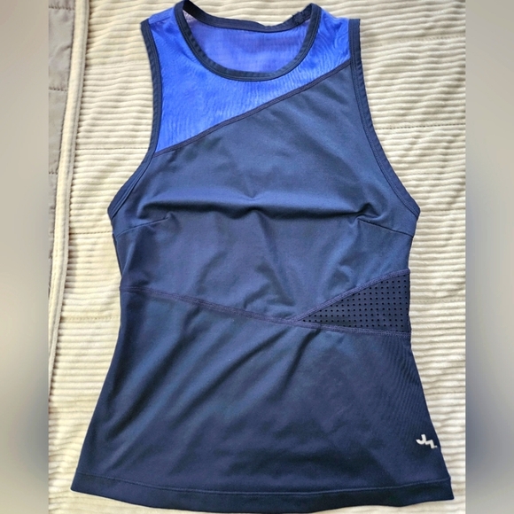 Joy Lab Blue and Black Athletic Tank Top Size XS - Picture 1 of 5